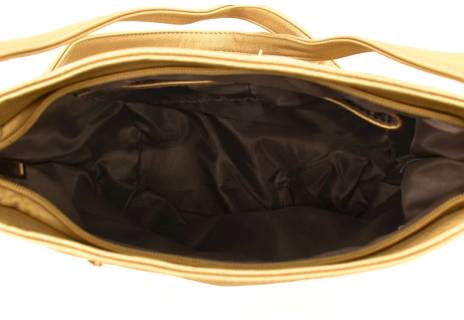 Dámská kabelka crossbody - zlatá