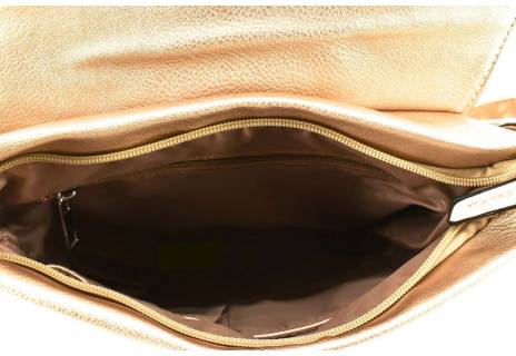 Dámská kabelka crossbody - zlatá