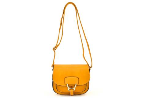 Dámská kabelka crossbody - žlutá