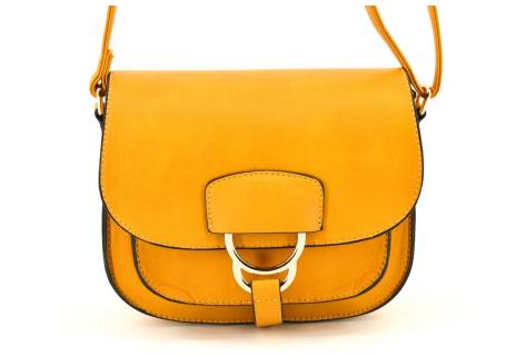 Dámská kabelka crossbody - žlutá