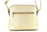 Dámská kabelka crossbody - zlatá/bílá