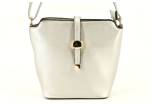 Dámská kabelka crossbody - stříbrná