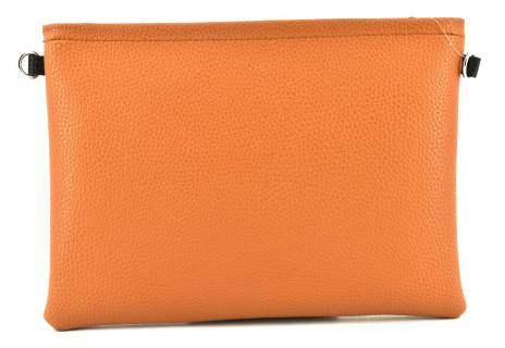 Dámská kabelka psaníčko - černá/rezavá