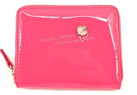 Dívčí peněženka  pouzdrového typu  lakovaná