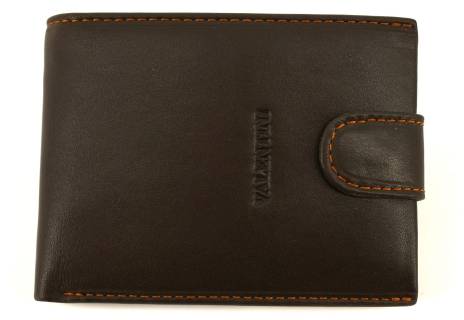 Pánská kožená peněženka Valentini - černá
