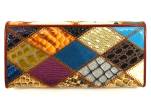 Dámská kožená peněženka barevná