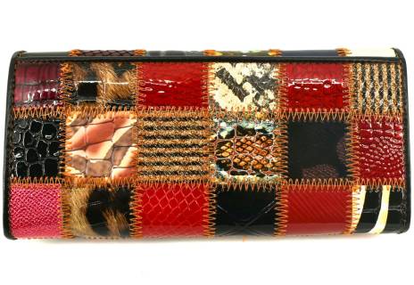 Dámská kožená peněženka barevná