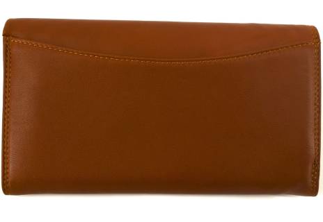 Dámská kožená peněženka Coveri Collection - hnědá