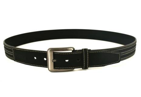 Pánský opasek z ekokůže - černá