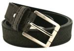 Pánský opasek z ekokůže - tmavě šedá/130