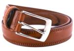 Kožený opasek Made in italy - hnědá/115