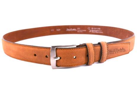Kožený opasek Renato Balestra - camel/115