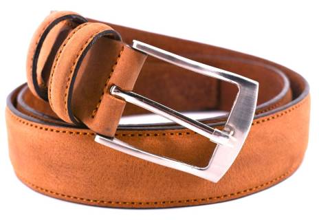 Kožený opasek Renato Balestra - camel/115
