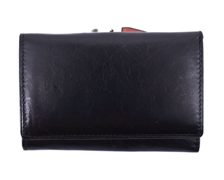 Dámská kožená peněženka Arteddy - černá