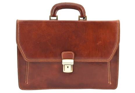 Kožená aktovka Arteddy - 2 komorová