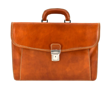Kožená aktovka Arteddy - koňak