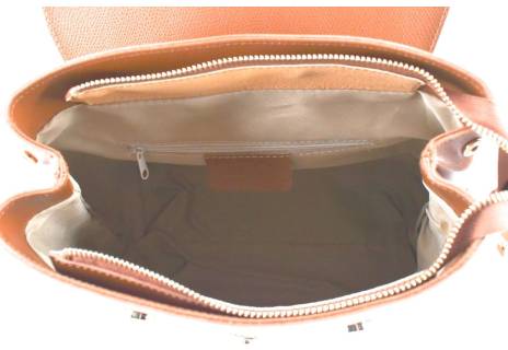 Dámský kožený batoh s klopnou Arteddy