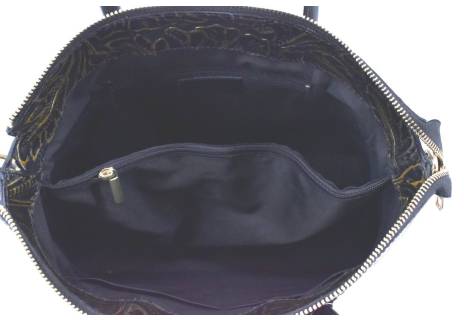 Dámská kožená kabelka s květovaným vzorem  Arteddy