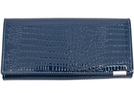 Dámská kožená lakovaná peněženka Klavier