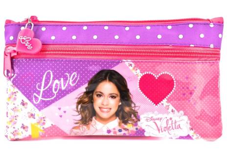 Dívčí etue Disney Violetta - růžová