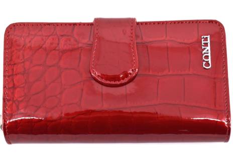 Dámská kožená lakovaná peněženka CONTI