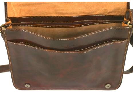 Kožená taška s klopnou Arteddy