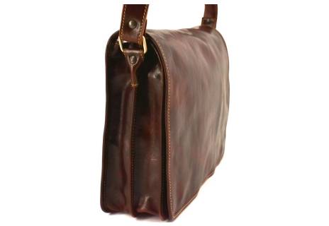 Kožená taška s klopnou Arteddy