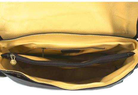 Kožená taška s klopnou Arteddy