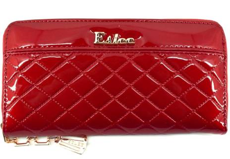 Dámská / dívčí lakovaná peněženka  pouzdrového typu Eslee