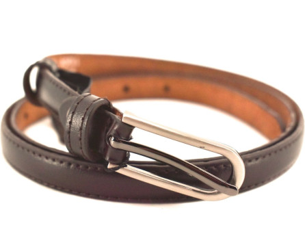 Dámský úzký kožený opasek Arteddy