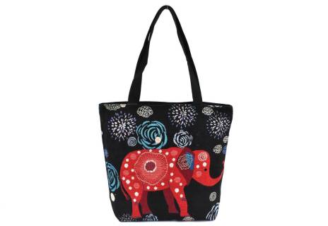 Kabelka/ nákupní taška s potiskem - slon