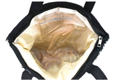 Kabelka/  taška s potiskem - motýlek