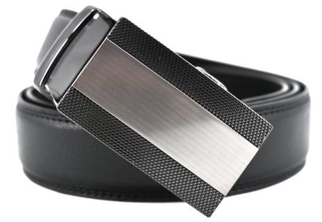 Pánský opasek s plnou přezkou Arteddy - černá