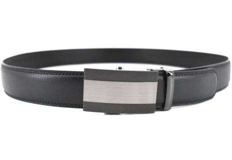 Pánský opasek s plnou přezkou Arteddy - černá