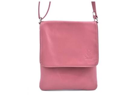 Dámská kožená crossbody kabelka s klopnou Arteddy