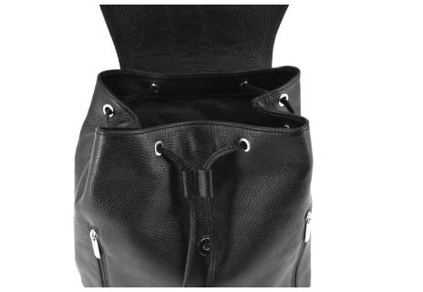 Dámský kožený batoh s klopnou Arteddy