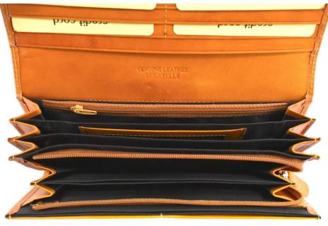 Dámská velká kožená peněženka Arteddy