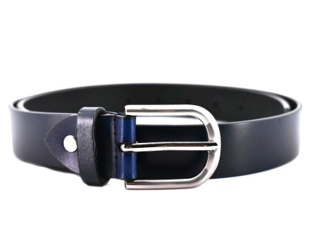 Dámský kožený opasek Arteddy - tmavě modrá /115