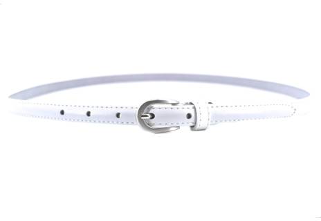 Dámský úzký jednobarevný kožený opasek Arteddy