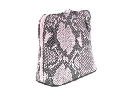Dámská / dívčí malá  kožená kabelka  se vzorem hadí kůže Arteddy