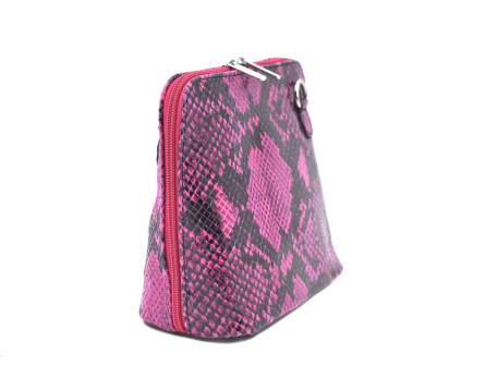 Dámská / dívčí malá  kožená kabelka  se vzorem hadí kůže Arteddy