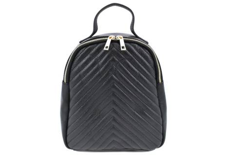 Dámský/dívčí kožený prošívaný batoh Arteddy