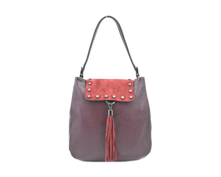 Dámská kožená  kabelka s klopnou Arteddy