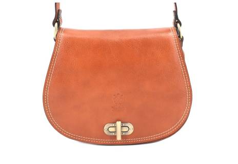 Dámská kožená kabelka s klopnou (crossbody) Arteddy