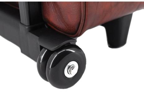 Cestovní palubní kožený kufr Arteddy 40l