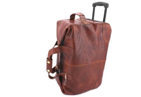 Cestovní kožena taška na kolečkách Arteddy 40l