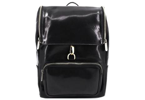 Koženy batoh s klopnou Arteddy