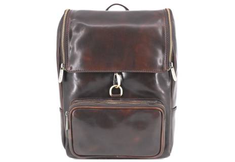Koženy batoh s klopnou Arteddy