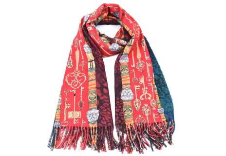 Moderní oboustranná šála