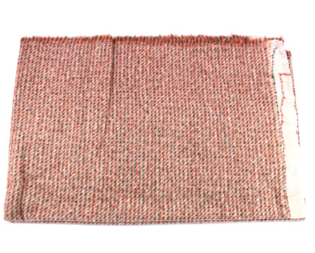 Moderní  zimní šála - oranžová